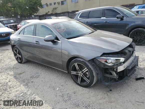 2020 Mercedes-Benz CLA 250 with VIN W1K5J4GB7LN085563, listed as a Copart auction lot 45048894 with 55,297 mi miles and . Bid and sale history available at DreamBid. Image 4.