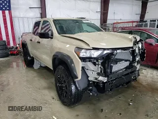 2023 Chevrolet Colorado 4WD Trail Boss with VIN 1GCPTEEK6P1249890, listed as a Copart auction lot 45873595 with 46,702 mi miles and Salvage title. Bid and sale history available at DreamBid. Image 13.