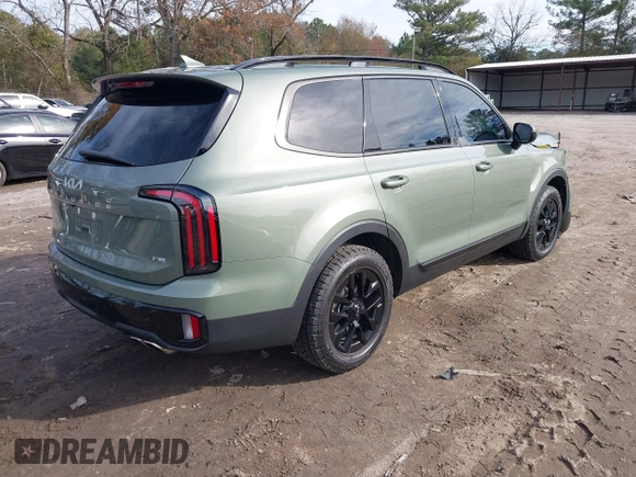 2024 Kia Telluride SX Prestige X-Pro with VIN 5XYP5DGC8RG459193, listed as a IAAI auction lot 40973506 with 10,541 mi miles and . Bid and sale history available at DreamBid. Image 4.
