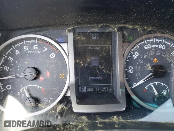 2017 Toyota Tacoma SR5 with VIN 5TFAZ5CN0HX040886, listed as a Copart auction lot 52764935 with 171,252 mi miles and Salvage Title. Bid and sale history available at carsss.com. Image 9.