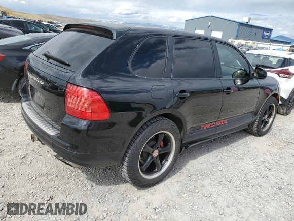 2005 Porsche Cayenne Turbo with VIN WP1AC29PX5LA90155, listed as a Copart auction lot 57323065 with 165,771 mi miles and Clean title. Bid and sale history available at DreamBid. Image 3.