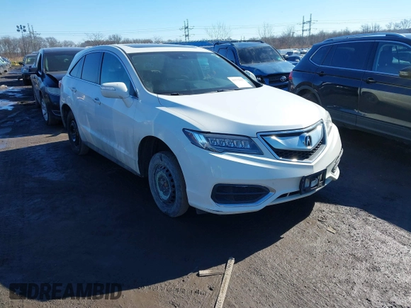 2016 Acura RDX Tech Pkg with VIN 5J8TB4H57GL006824, listed as a IAAI auction lot 41575825 with 234,938 mi miles. Bid and sale history available at carsss.com. Image 1.
