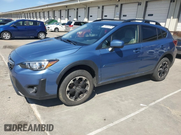 2021 Subaru Crosstrek Premium with VIN JF2GTAPC7MH668835, listed as a Copart auction lot 58157875 with 39,645 mi miles and Salvage title. Bid and sale history available at DreamBid. Image 1.