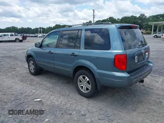 2005 Honda Pilot EX-L z VIN 5FNYF18595B050248, wystawiony jako IAAI lot #42474308 z przebiegiem 311 580 mil mil oraz . Historia ofert i sprzedaży dostępna na DreamBid. Obrazek 3.