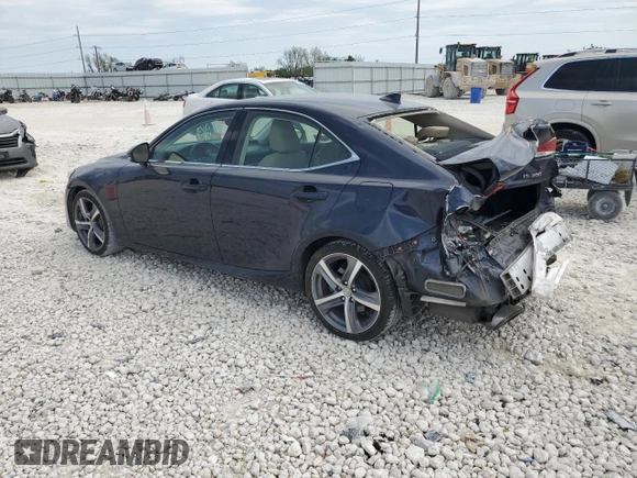 2018 Lexus IS with VIN JTHBA1D25J5068238, listed as a Copart auction lot 53168725 with 140,151 mi miles and Salvage Title. Bid and sale history available at carsss.com. Image 2.
