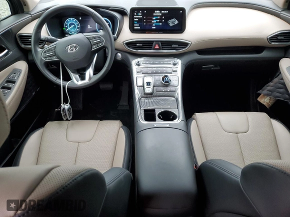 2023 Hyundai Santa Fe Hybrid SEL Premium with VIN 5NMS3DA14PH018462, listed as a Copart auction lot 75072244 with 5,047 mi miles and Salvage Title. Bid and sale history available at carsss.com. Image 8.