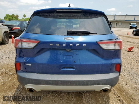 2022 Ford Escape SE with VIN 1FMCU0G69NUA87436, listed as a Copart auction lot 57942875 with 37,675 mi miles and Salvage title. Bid and sale history available at DreamBid. Image 6.