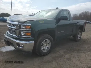 2015 Chevrolet Silverado 1500 LT with VIN 1GCNKREC4FZ336620, listed as a Copart auction lot 53743685 with 66,122 mi miles and Salvage Title. Bid and sale history available at carsss.com. Image 1.