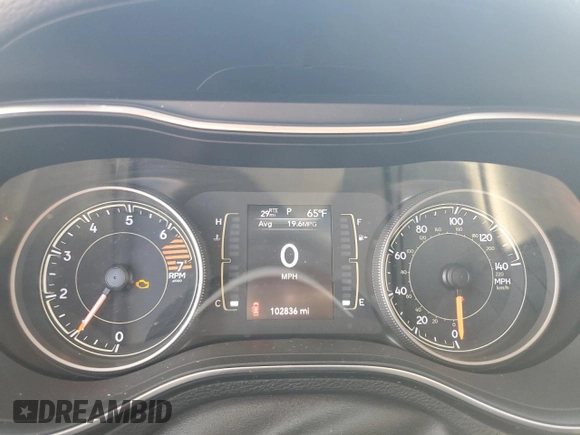 2019 Jeep Cherokee Latitude Plus with VIN 1C4PJLLB0KD485391, listed as a Copart auction lot 45704825 with 102,836 mi miles and Salvage Title. Bid and sale history available at DreamBid. Image 9.
