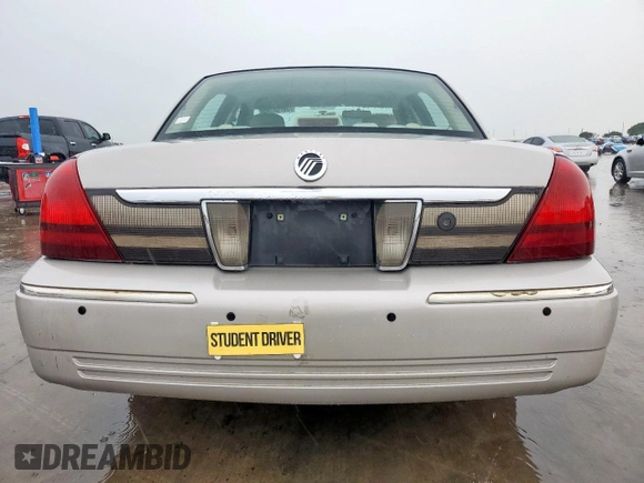 2006 Mercury Grand Marquis GS with VIN 2MEFM74V16X625030, listed as a Copart auction lot 54182395 with 96,765 mi miles and Clean Title. Bid and sale history available at DreamBid. Image 6.