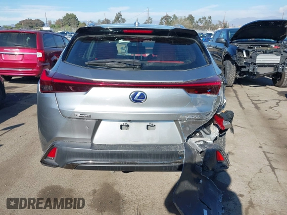 2021 Lexus UX 250h F Sport with VIN JTHE9JBH8M2051954, listed as a IAAI auction lot 40978984 with 60,276 mi miles and . Bid and sale history available at DreamBid. Image 16.