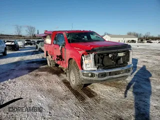 2024 Ford F-250 XL with VIN 1FT7X2BA2REE75404, listed as a Copart auction lot 88600105 with 5,946 mi miles and Salvage title. Bid and sale history available at DreamBid. Image 10.