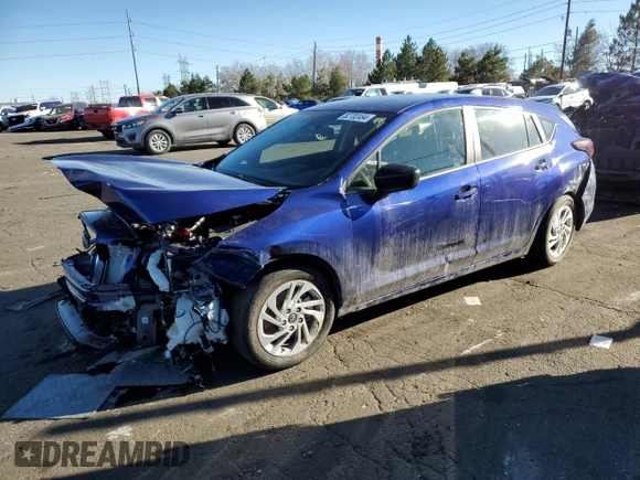 2024 Subaru Impreza with VIN JF1GUABC9R8359951, listed as a Copart auction lot 82702494 with 8,999 mi miles and Salvage Title. Bid and sale history available at carsss.com. Image 1.