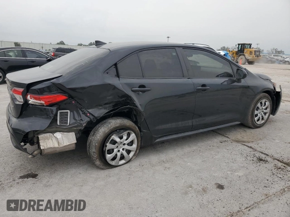 2022 Toyota Corolla LE with VIN JTDEPMAE1NJ209512, listed as a Copart auction lot 49896135 with 45,924 mi miles and Non Repairable. Bid and sale history available at carsss.com. Image 3.