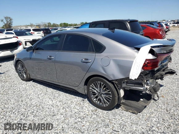 2023 Kia Forte GT-Line with VIN 3KPF54ADXPE628489, listed as a Copart auction lot 49471905 with 35,055 mi miles and Salvage Title. Bid and sale history available at carsss.com. Image 2.