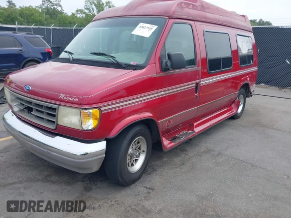 1994 Ford Econoline Cargo with VIN 1FDEE14H0RHB80636, listed as a IAAI auction lot 42027918 with 270,862 mi miles and . Bid and sale history available at DreamBid. Image 2.