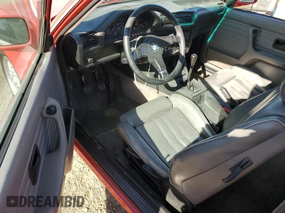 1989 BMW 3 Series 325iS with VIN WBAAA2309KEC49637, listed as a Copart auction lot 41492615 with 185,613 mi miles and Salvage Title. Bid and sale history available at carsss.com. Image 8.