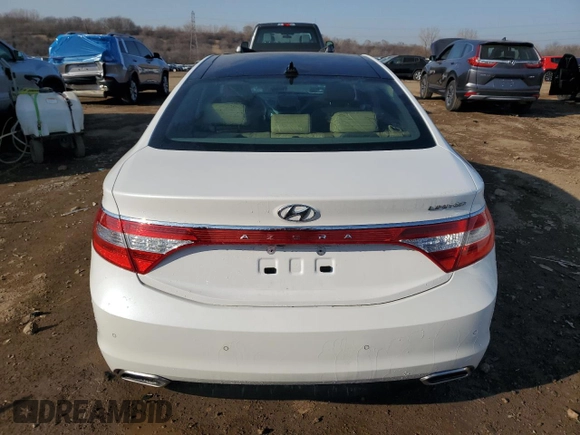 2015 Hyundai Azera Limited with VIN KMHFH4JG5FA431938, listed as a Copart auction lot 48784475 with 59,293 mi miles and Salvage title. Bid and sale history available at DreamBid. Image 6.