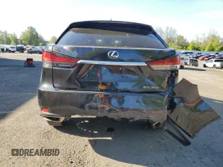 2021 Lexus RX 350 with VIN 2T2JZMDA8MC300445, listed as a Copart auction lot 55858515 with 42,754 mi miles and Salvage title. Bid and sale history available at DreamBid. Image 6.
