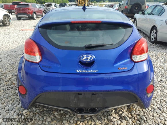 2014 Hyundai Veloster Turbo with VIN KMHTC6AE8EU183497, listed as a Copart auction lot 62950724 with 123,751 mi miles and Clean Title. Bid and sale history available at carsss.com. Image 6.