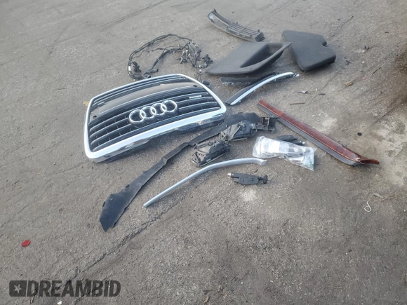 2009 Audi A8 4.2L with VIN WAUMV94E59N001610, listed as a Copart auction lot 85140274 with 116,332 mi miles and Salvage title. Bid and sale history available at DreamBid. Image 12.
