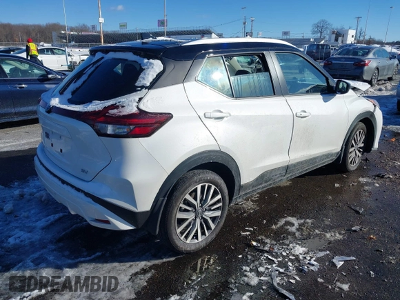 2024 Nissan Kicks SV with VIN 3N1CP5CV9RL511934, listed as a IAAI auction lot 41266215 with 6,340 mi miles. Bid and sale history available at carsss.com. Image 4.