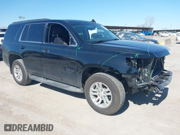 2018 Chevrolet Tahoe LS with VIN 1GNSCAKC5JR224799, listed as a IAAI auction lot 41761362 with 43,016 mi miles and . Bid and sale history available at DreamBid. Image 1.