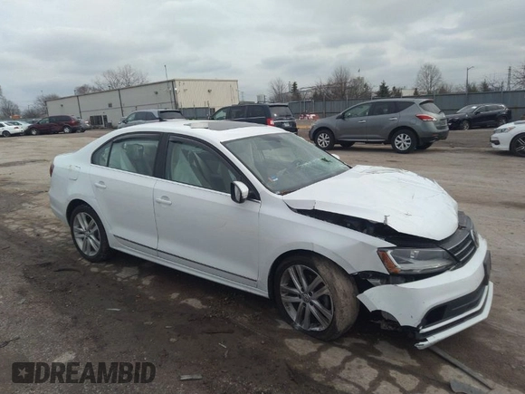 2017 Volkswagen Jetta SEL with VIN 3VWL17AJ5HM399651, listed as a IAAI auction lot 39023628 with Not provided miles and . Bid and sale history available at DreamBid. Image 1.