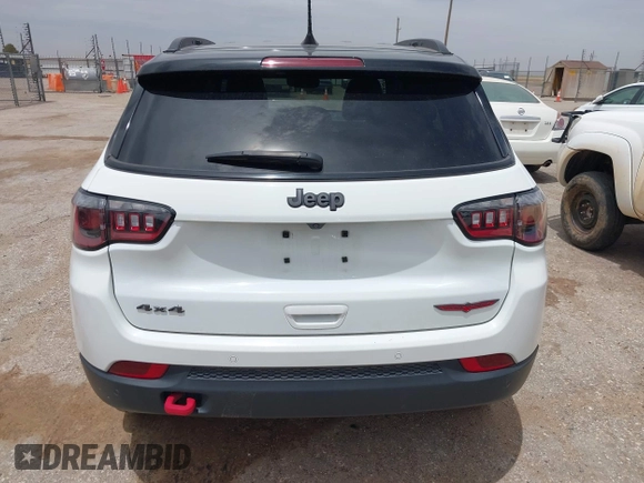 2023 Jeep Compass Trailhawk with VIN 3C4NJDDN3PT544408, listed as a IAAI auction lot 42253800 with 53,105 mi miles and . Bid and sale history available at DreamBid. Image 16.