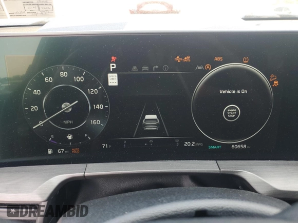 2023 Kia Telluride SX Prestige с VIN 5XYP5DGC2PG374203, выставлен на аукционе Copart как лот 58566825 с пробегом 60 658 миль миль и Списание • Salvage title. История ставок и продаж доступна на DreamBid. Изображение 9.