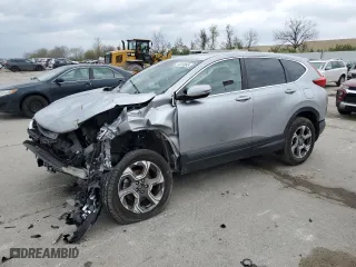 2017 Honda CR-V EX-L with VIN 5J6RW2H87HL071065, listed as a Copart auction lot 51615885 with 56,117 mi miles and Salvage Title. Bid and sale history available at carsss.com. Image 1.