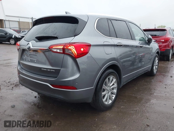 2020 Buick Envision Essence with VIN LRBFXCSA5LD115590, listed as a IAAI auction lot 41958835 with 53,250 mi miles and . Bid and sale history available at carsss.com. Image 4.