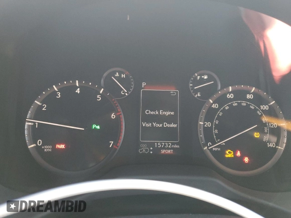 2023 Lexus GX 460 Luxury with VIN JTJGM7BX4P5375292, listed as a Copart auction lot 44916215 with 15,732 mi miles and Non repairable. Bid and sale history available at DreamBid. Image 9.