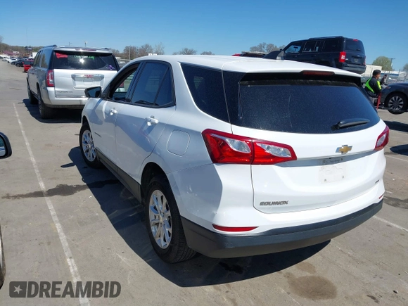 2019 Chevrolet Equinox LS with VIN 3GNAXSEV9KS628996, listed as a IAAI auction lot 41816008 with 133,408 mi miles and . Bid and sale history available at DreamBid. Image 3.