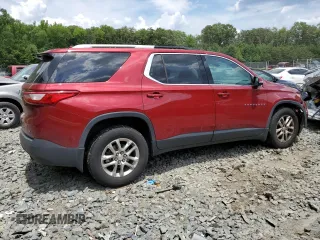 2018 Chevrolet Traverse LT Cloth with VIN 1GNEVGKW4JJ211075, listed as a Copart auction lot 62318324 with 90,150 mi miles and Salvage Title. Bid and sale history available at carsss.com. Image 3.
