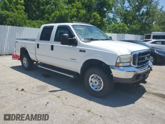 2004 Ford F-350 XL with VIN 1FTSW31P44EB59942, listed as a Copart auction lot 61504575 with 162,590 mi miles and Clean title. Bid and sale history available at DreamBid. Image 4.