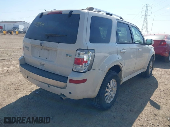 2010 Mercury Mariner Premier with VIN 4M2CN8HG5AKJ07771, listed as a IAAI auction lot 41779514 with 187,786 mi miles and . Bid and sale history available at DreamBid. Image 4.