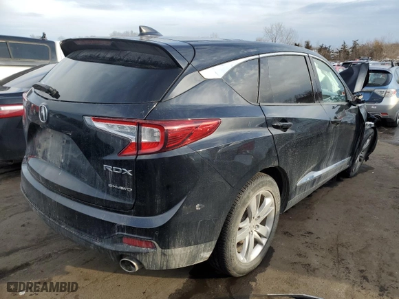 2019 Acura RDX w/Advance Pkg with VIN 5J8TC2H7XKL026528, listed as a Copart auction lot 46126915 with 0 mi miles and Salvage Title. Bid and sale history available at carsss.com. Image 3.