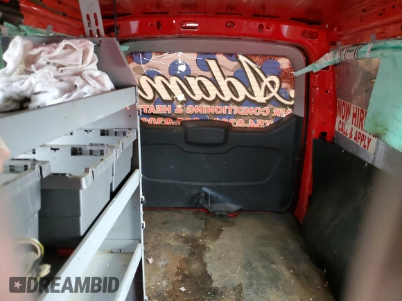2015 Ford Transit Connect XLT with VIN NM0GE9F76F1196793, listed as a Copart auction lot 58938855 with 204,869 mi miles and Clean title. Bid and sale history available at DreamBid. Image 10.