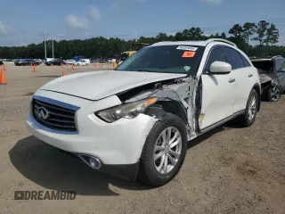 2014 Infiniti QX70 с VIN JN8CS1MU3EM451423, выставлен на аукционе Copart как лот 63205685 с пробегом 134 192 миль миль и Списание • Salvage title. История ставок и продаж доступна на DreamBid. Изображение 1.