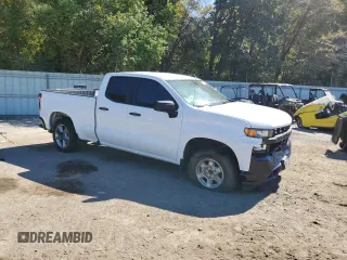 2020 Chevrolet Silverado 1500 Work Truck with VIN 1GCRWAEF0LZ269401, listed as a Copart auction lot 76620194 with 89,910 mi miles and Salvage Title. Bid and sale history available at DreamBid. Image 4.