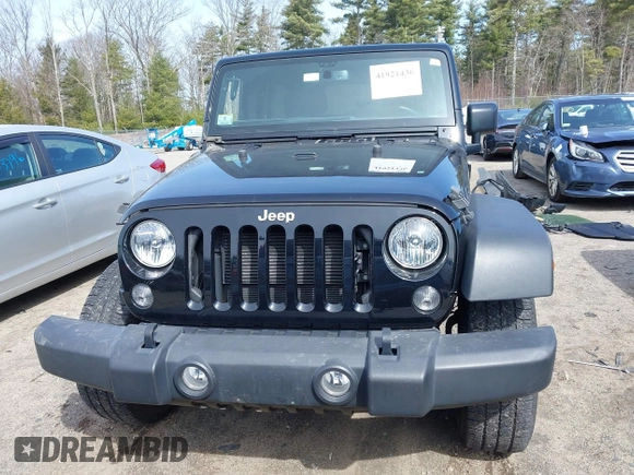 2017 Jeep Wrangler Unlimited Sport with VIN 1C4BJWDG4HL538582, listed as a IAAI auction lot 41921436 with 32,006 mi miles. Bid and sale history available at carsss.com. Image 13.