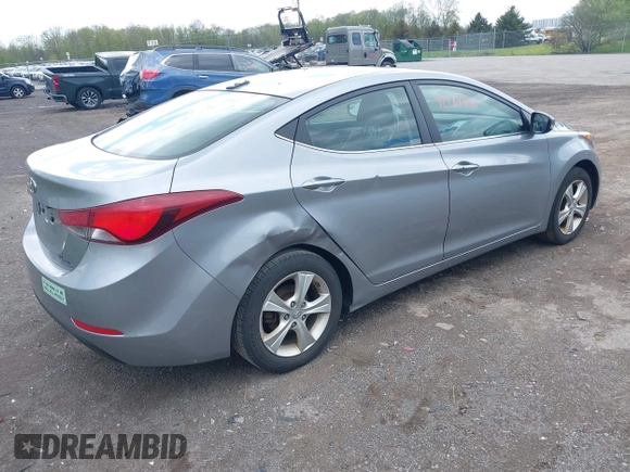 2016 Hyundai Elantra SE with VIN 5NPDH4AE3GH734642, listed as a IAAI auction lot 42188880 with 118,934 mi miles and . Bid and sale history available at DreamBid. Image 4.