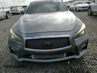2016 Infiniti Q50 3.0t Red Sport 400 with VIN JN1FV7AP7GM421302, listed as a Copart auction lot 51716195 with 92,137 mi miles and Salvage Title. Bid and sale history available at carsss.com. Image 11.