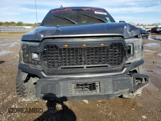 2018 Ford F-150 XL with VIN 1FTEW1EG4JKC18755, listed as a Copart auction lot 88741905 with 0 mi miles and Salvage Title. Bid and sale history available at carsss.com. Image 5.