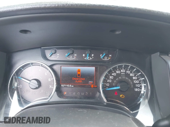 2013 Ford F-150 XL with VIN 1FTFW1ET0DFC75050, listed as a IAAI auction lot 42606172 with 107,115 mi miles and . Bid and sale history available at DreamBid. Image 7.