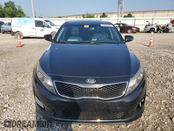 2015 Kia Optima EX z VIN 5XXGN4A7XFG383584, wystawiony jako Copart lot #63338845 z przebiegiem 156 705 mil mil oraz Szkoda całkowita • Salvage title. Historia ofert i sprzedaży dostępna na DreamBid. Obrazek 5.