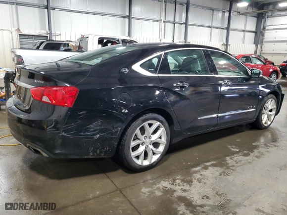 2018 Chevrolet Impala Premier with VIN 2G1125S3XJ9137398, listed as a Copart auction lot 51589725 with 223,793 mi miles and Salvage Title. Bid and sale history available at carsss.com. Image 3.