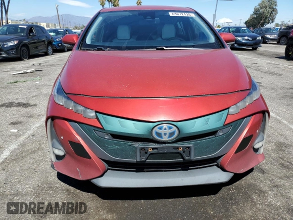 2017 Toyota Prius Plus with VIN JTDKARFP7H3007293, listed as a Copart auction lot 63872425 with 18,268 mi miles and Salvage title. Bid and sale history available at DreamBid. Image 5.