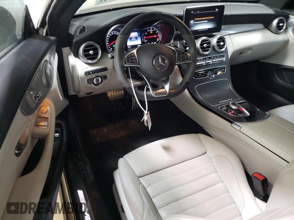 2017 Mercedes-Benz C 43 AMG with VIN WDDWJ6EB4HF469224, listed as a Copart auction lot 78645024 with 37,601 mi miles and Salvage Title. Bid and sale history available at carsss.com. Image 8.